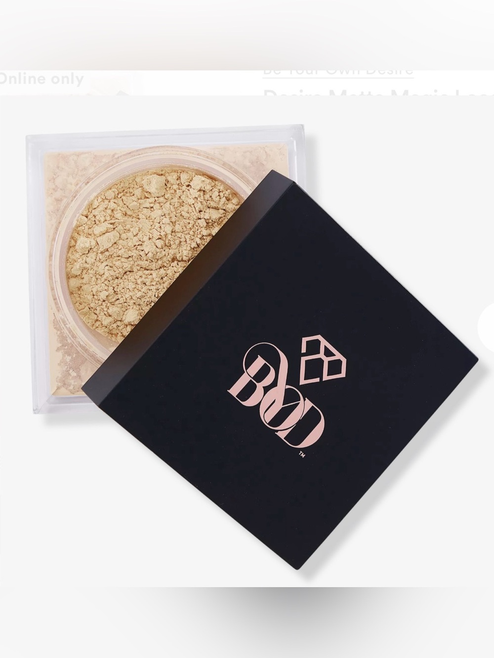 BYOD Be Your Own Desire - Desire Matte Magic Loose Setting Powder, 10g/.35 oz